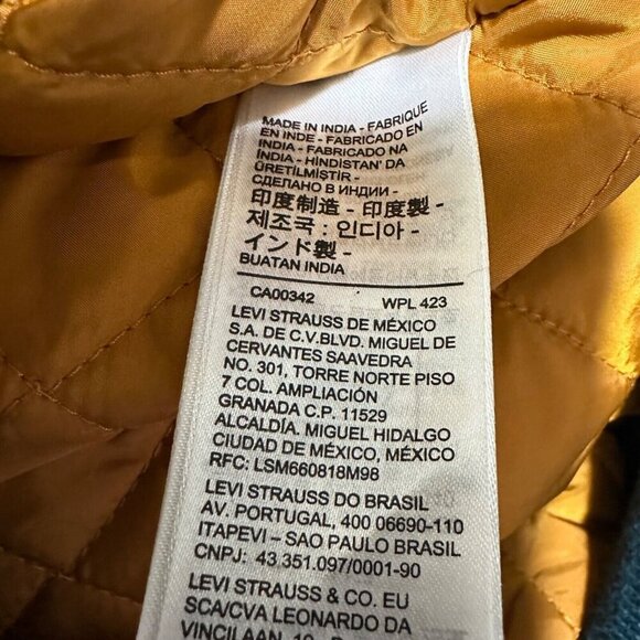 Levi's Coit Letterman Jacket‎ Mens Size XS Wool Blend Leather Varsity Bomber NWT - Picture 11 of 13